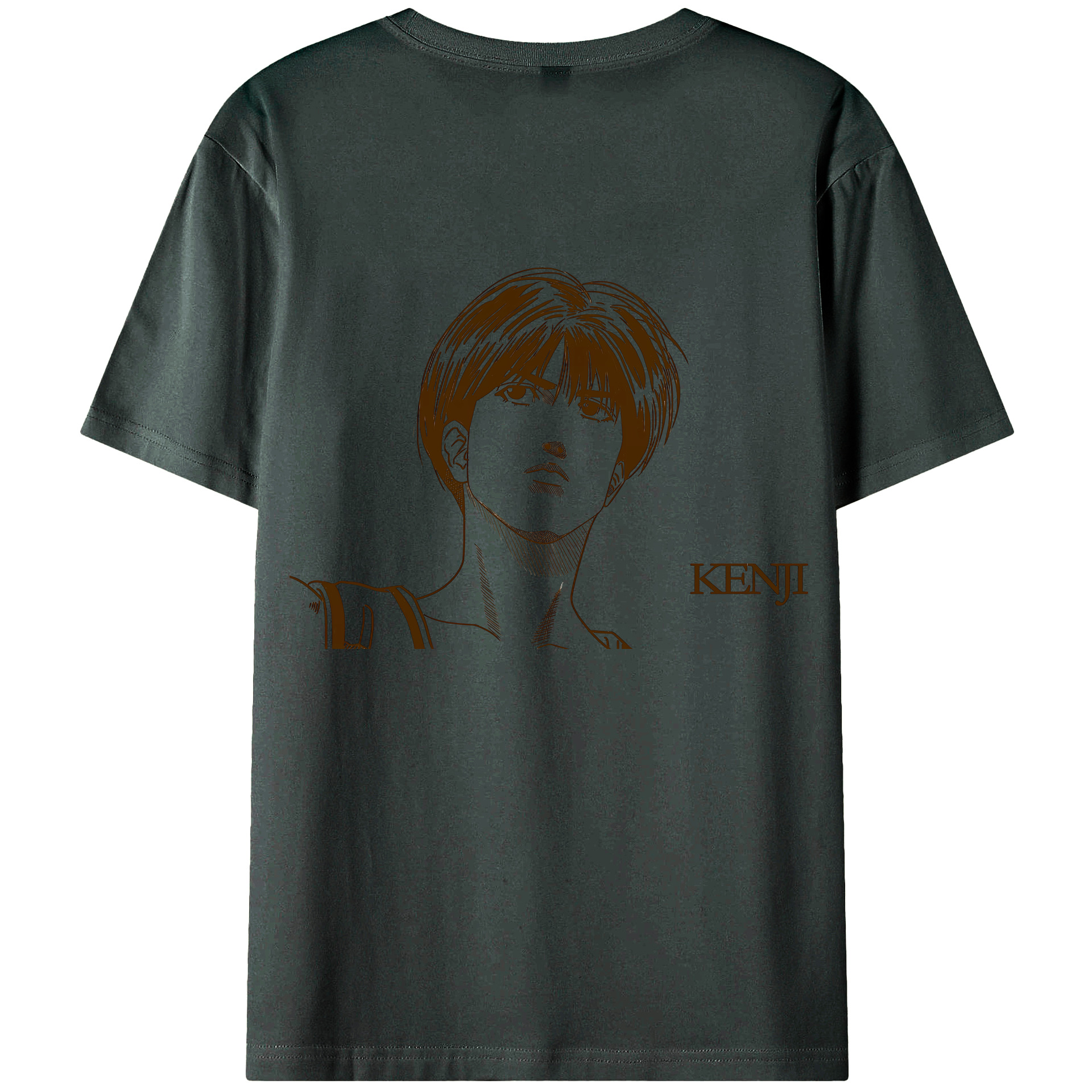 （画像用） SLAM DUNK／スラムダンク 綿100％ メンズ半袖Tシャツ（バックプリント） 通気性